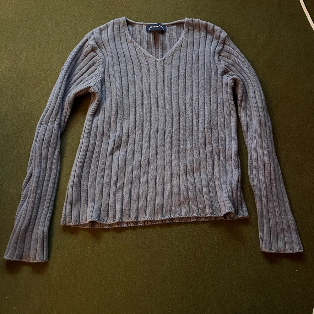 Periwinkle v neck sweater